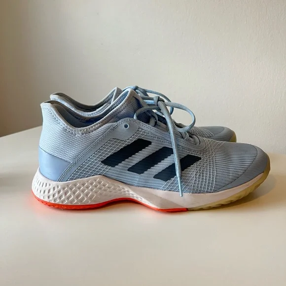 adidas | Shoes | Adidas Adizero Clubwomens Athletic Shoes Light Sky Blue  Tennis Low | Poshmark